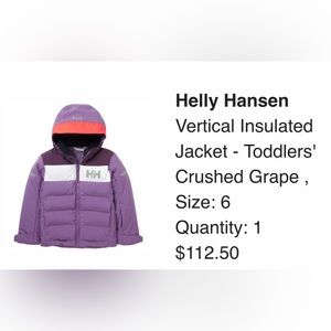 Helly Hansen - Size 6 - Worn twice